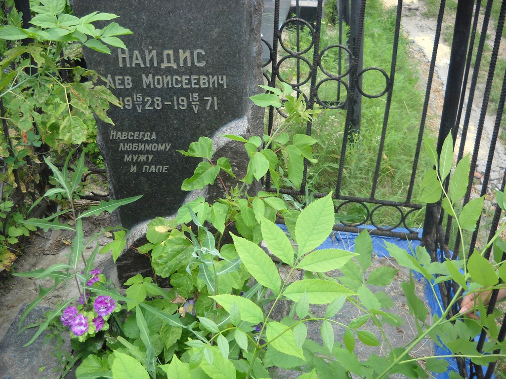 Найдис Лев Моисеевич, Саратов, Еврейское кладбище